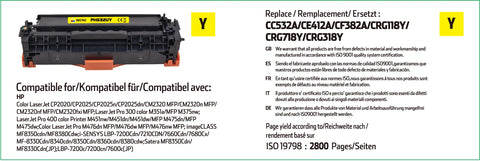 HP 304A Yellow Toner Cartridge - (CC532A)