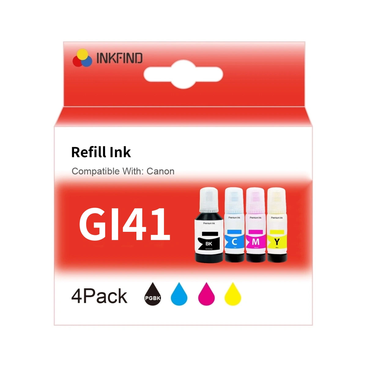 Compatible Canon GI41 ink for Pixma printers