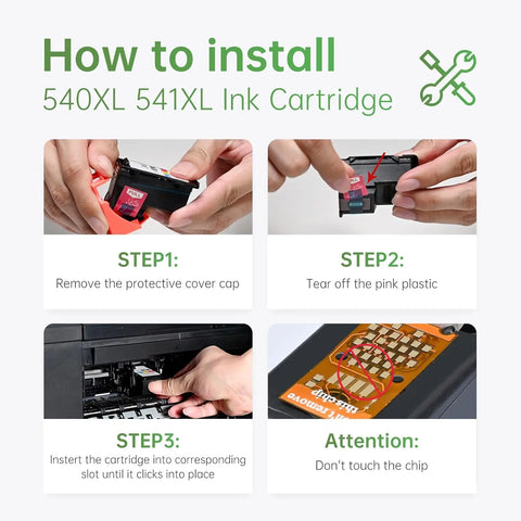 canon cl541xl ink install