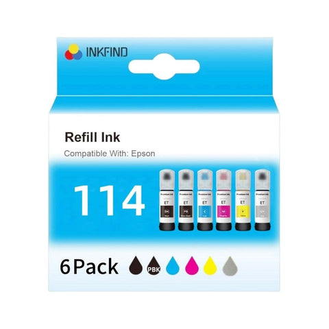 Compatible Epson 114 EcoTank 6-colour Multipack