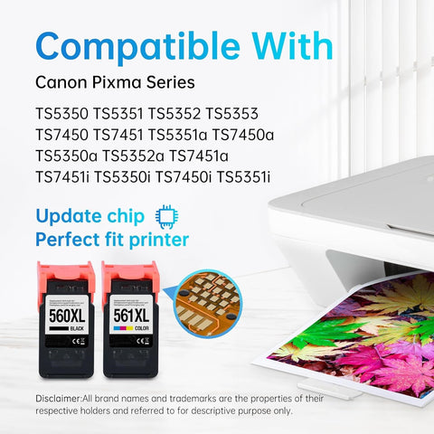 Canon PG560XL CL561XL Printers
